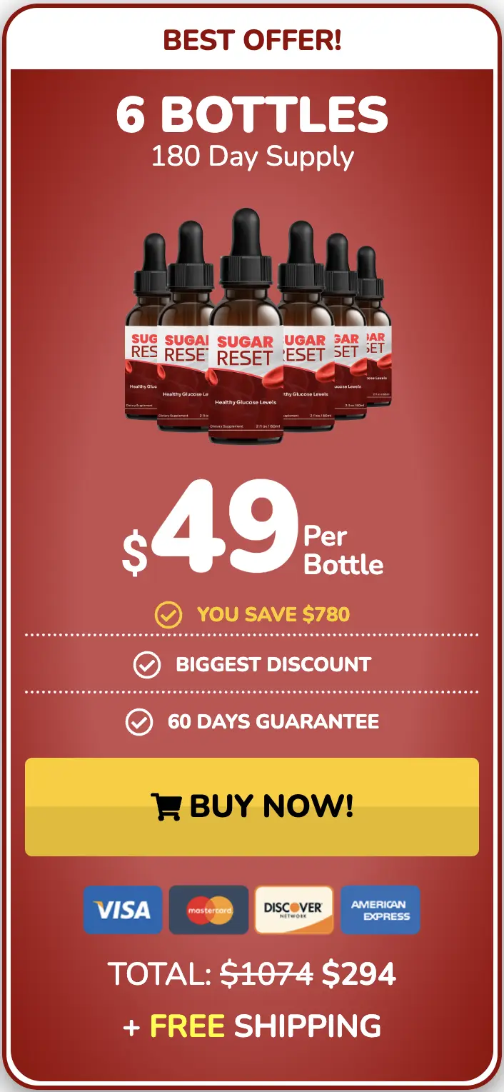 Sugar Reset 6 bottles